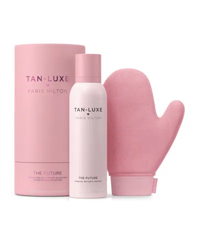 Tan-luxe X Paris Hilton The Future Airbrush 360 Self-tan Mist And Luxe Mitt Set In Multi