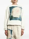 Tanaka Relaxed Crewneck Sweatshirt With Striking Abstract Print In Multi