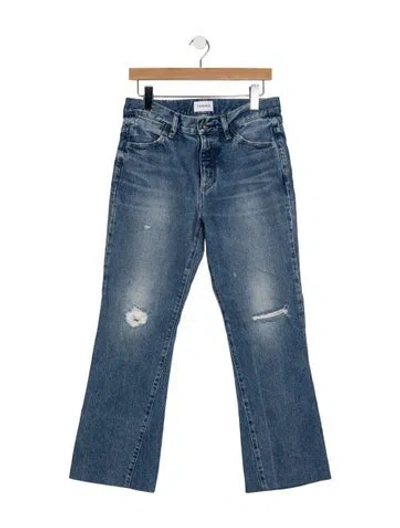 Pre-owned Tanaka Mid-rise Flared Jeans In Blue