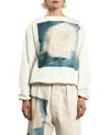 Tanaka Relaxed Crewneck Sweatshirt With Striking Abstract Print In Multi