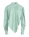 TANAKA TANAKA WOMAN SHIRT GREEN SIZE M COTTON