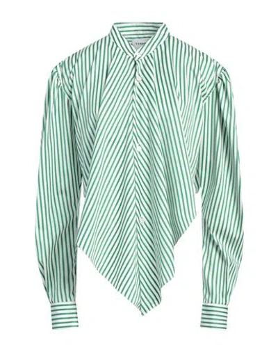 Tanaka Woman Shirt Green Size M Cotton