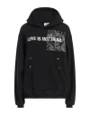 Tanaka Woman Sweatshirt Black Size L Polyester, Cotton, Elastane In Black