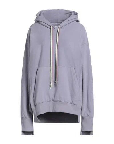 Tanaka Woman Sweatshirt Lilac Size L Cotton In Gray