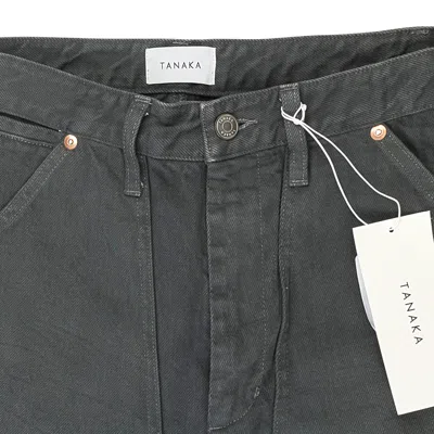 Tanaka Work Slate Gray Jeans In Grey