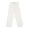 Tanaka Work White Straight Jeans In White