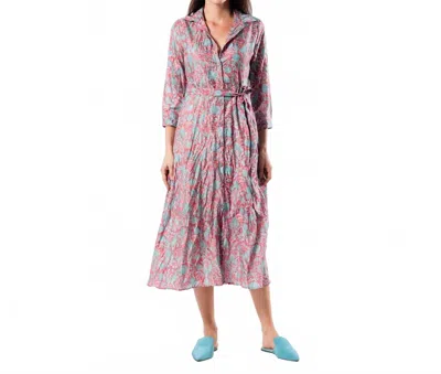 Tanavana Gail Midi Dress In Multi Color