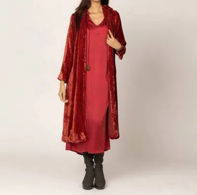 Tanavana Leola Animal Coat In Red
