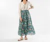 Tanavana Reverie Maxi Skirt In Green