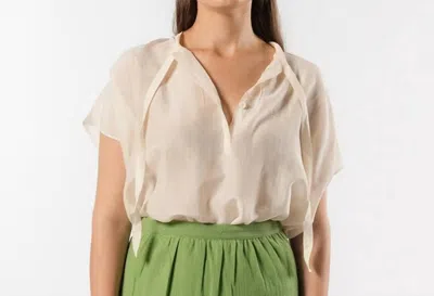 Tanavana Saffron Top In Beige In Neutral