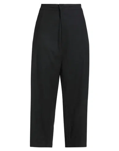 Tandem Woman Pants Black Size 14 Viscose, Polyester, Wool, Elastane