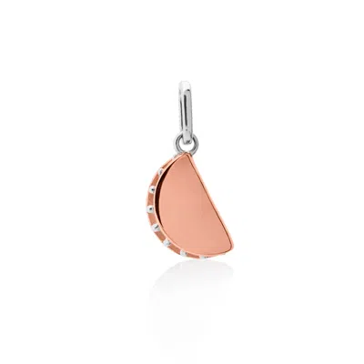 Tane México 1942 Women's Exquisitely Detailed Pepitoria Charm Handmade In Sterling Silver & Vermeil In Pink