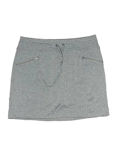 Pre-owned Tangerine Active Skort In Gray