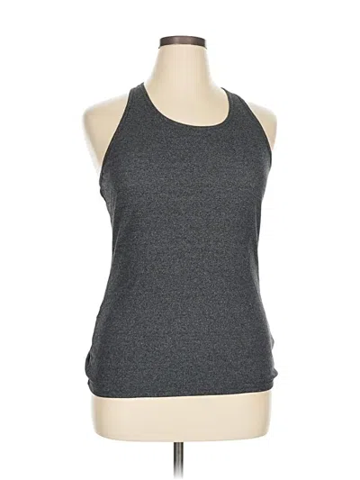 Pre-owned Tangerine Tank Top Gray Halter Neckline Tops