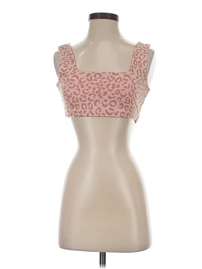 Pre-owned Tangerine Tank Top Pink Sweetheart Neckline Tops