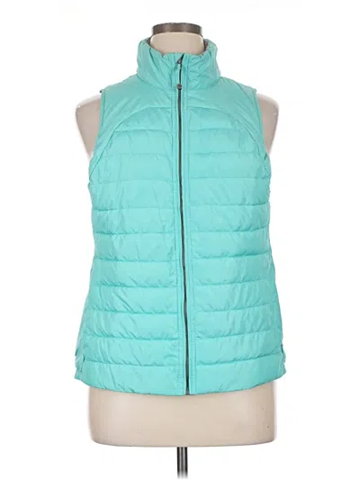 Pre-owned Tangerine Vest In Teal