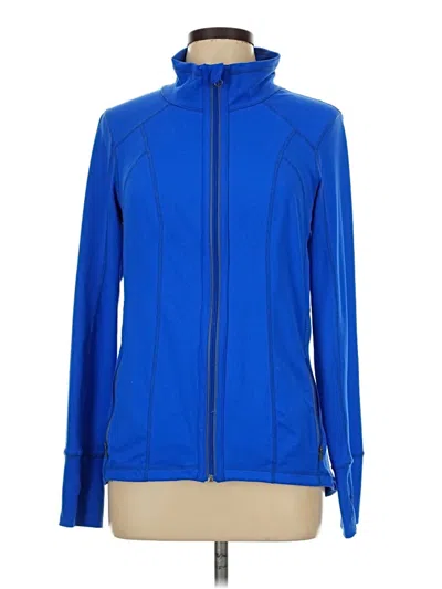 Pre-owned Tangerine Zip Up Hoodie In Blue