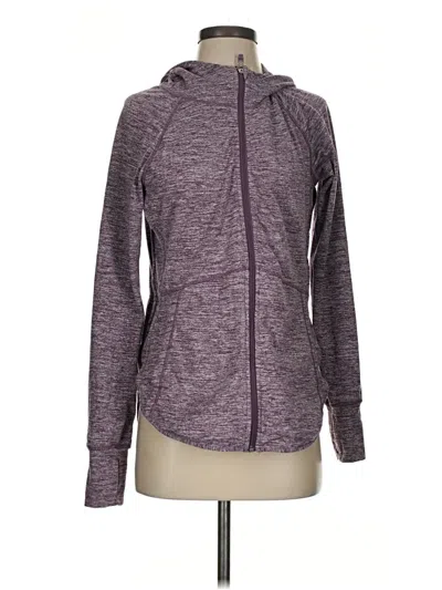 Pre-owned Tangerine Zip Up Hoodie In Purple