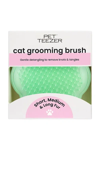 Tangle Teezer Cat Grooming Brush In Green
