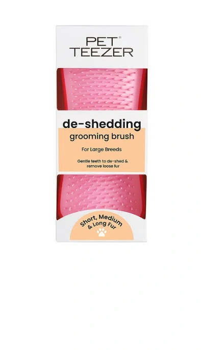 Tangle Teezer Large De-shedding Dog Grooming Brush In Red