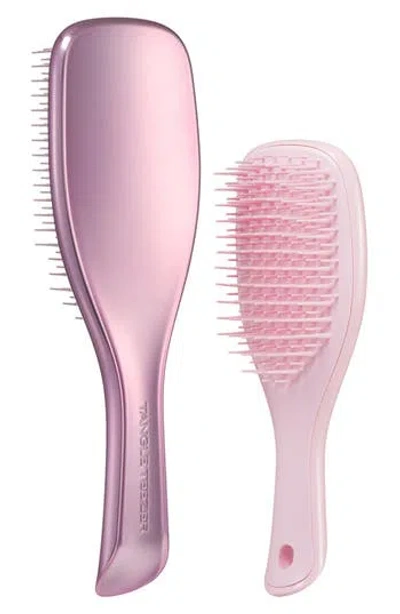 Tangle Teezer Ultimate Hairbrush Duo $31.48 Value In Mauve Copper/millennial Pink