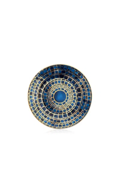 Tania Bulhões Bread Plate Jade Blue