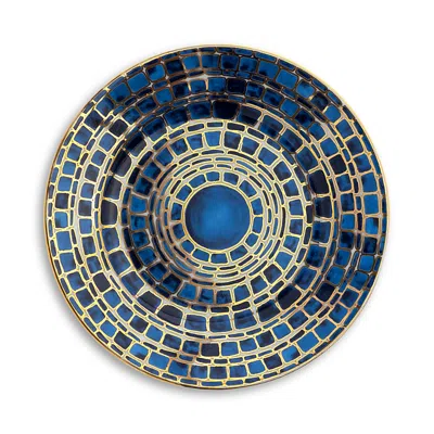 Tania Bulhões Bread Plate, Jade Blue