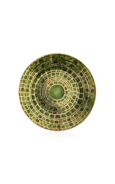 Tania Bulhões Bread Plate Jade Green
