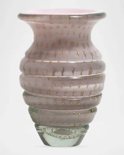 Tania Bulhões Cremona Glass Vase In Pink