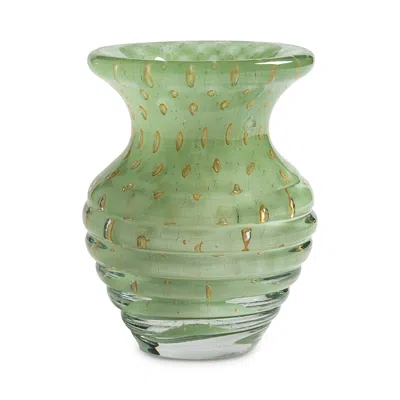 Tania Bulhões Cremona Glass Vase, Green Celadon