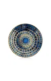 Tania Bulhões Dessert Plate Jade Blue