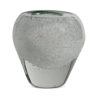 Tania Bulhões Glass Vase In Stellato White