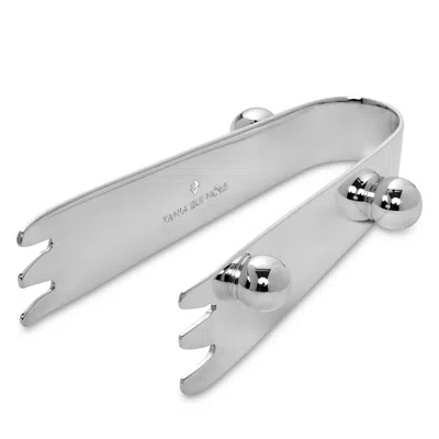 Tania Bulhões Ice Tongs Esferas In Silver