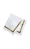 Tania Bulhões Linen Napkin In White