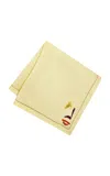 Tania Bulhões Linen Napkin In Yellow
