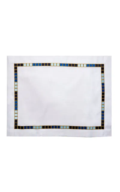 Tania Bulhões Placemat Mosaico Blue