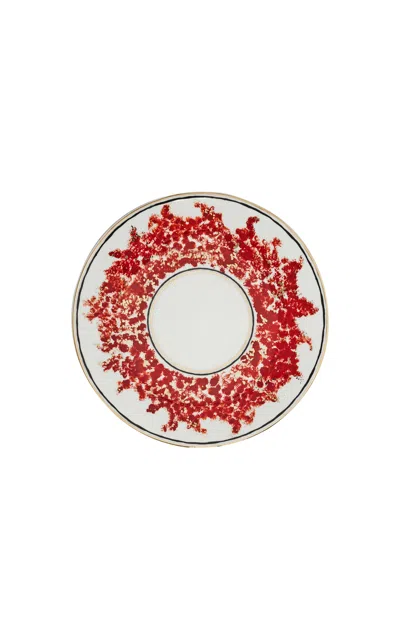 Tania Bulhões Plaza Athenee Dessert Plate In Red