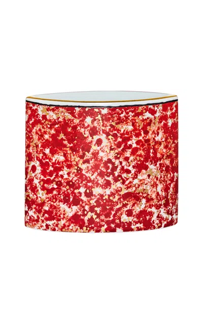 Tania Bulhões Plaza Athenee Oval Small Vase In Red
