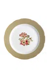 Tania Bulhões Porcelain Charger In Brown