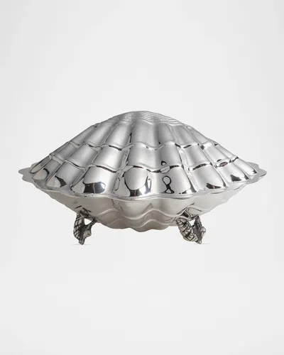 Tania Bulhões Shell Silvertone Caviar Server
