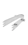 Tania Bulhões Silver-plated Ice Tongs In Silver