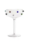 Tania Bulhões Stemmed Coupe Glass Fantasia