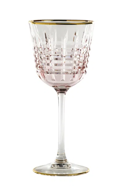 Tania Bulhões Tania Bulhoes - Apogeu Water Glass - Pink In Multi