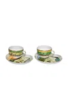 Tania Bulhões Tea Cup & Petit Four Portrait (set Of Two)