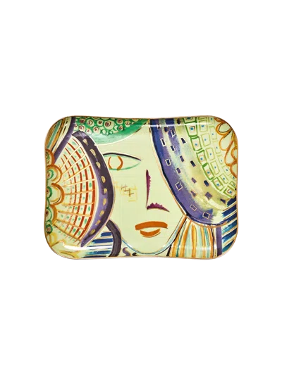 Tania Bulhões Tray Portrait In Multi