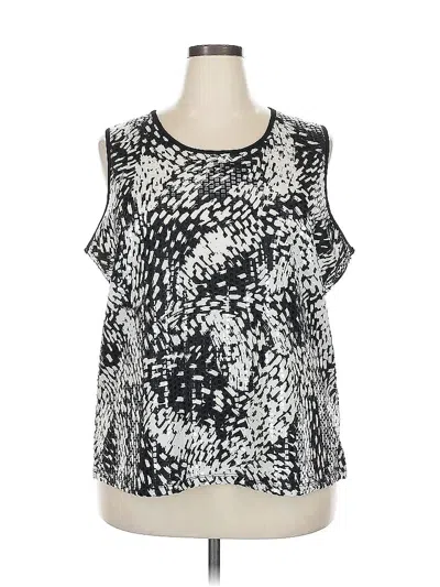 Pre-owned Tanjay Sleeveless Blouse In Silver