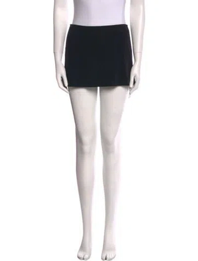 Pre-owned Tank Air Mini Skirt In Black