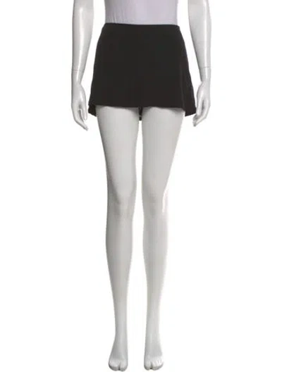 Pre-owned Tank Air Mini Skirt In Black