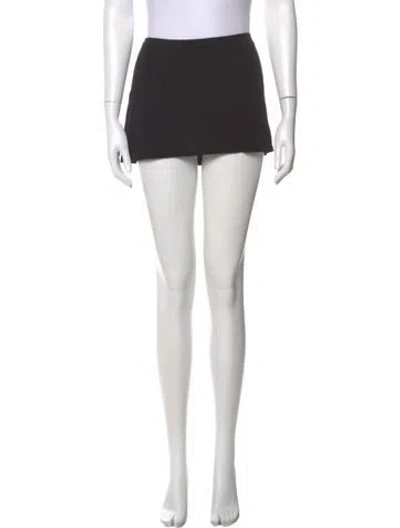 Pre-owned Tank Air Mini Skirt In Black