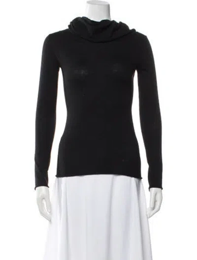 Pre-owned Tank Air Nylon Cowl Neck Top In Gray